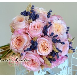 Buchet cu trandafiri David Austin