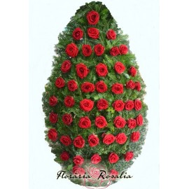 Coroana 50 trandafiri