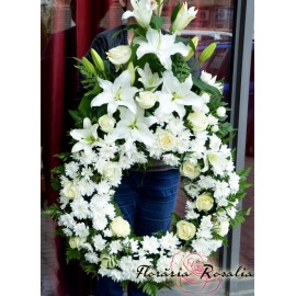 Coroana lacrima alba