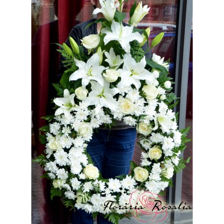 Coroana lacrima alba