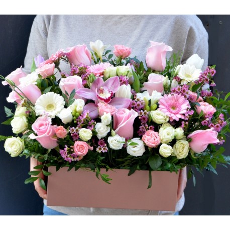 Carte mare cu flori mov