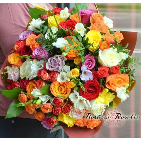 Buchet mare multicolor